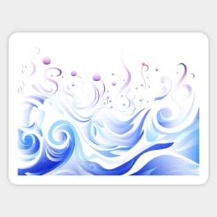 The Turbulent Sea Sticker